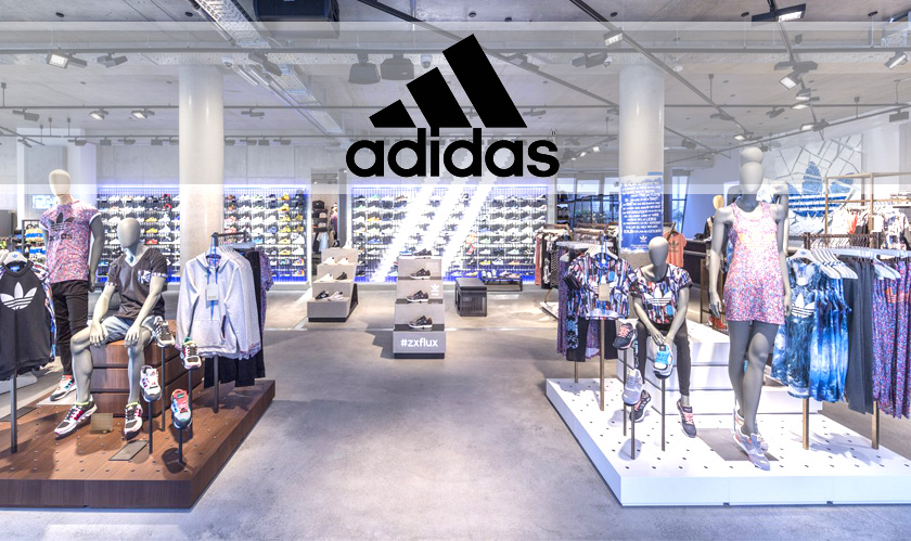 Adidas consumers can now receive their online orders from the retail stores