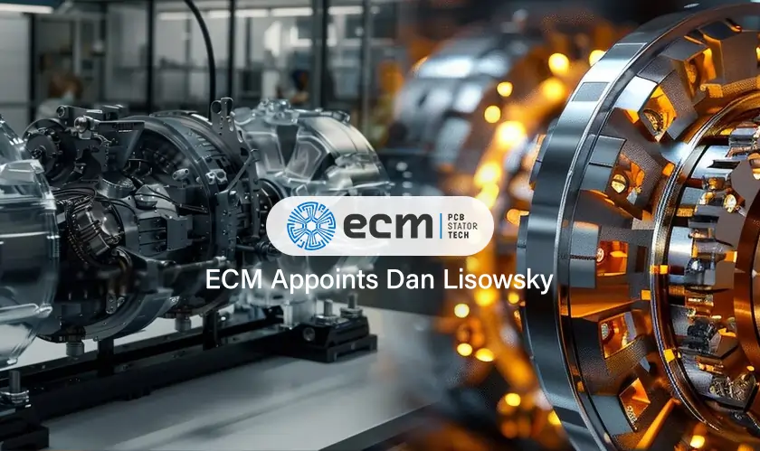  ECM, Dan Lisowsky, PCB Stator, PrintStator Motor CAD, electric motors, technology innovation, SaaS platform. 