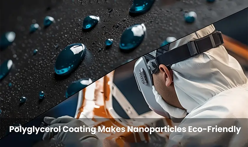  Polyglycerol Coating Makes Nanoparticles Eco-Friendly 