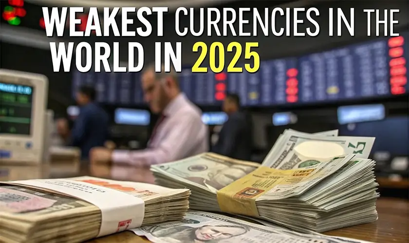 Weakest Currencies in the World 2025 Explained with Lowest Money Value
