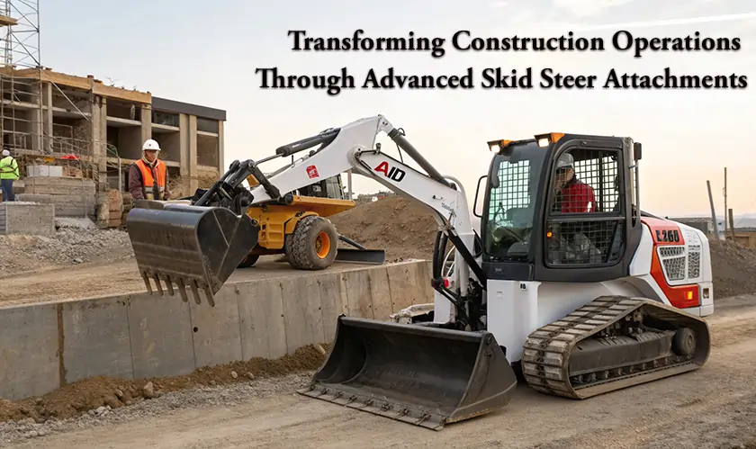 Transforming Construction Operations Through Advanced Skid Steer Attachments