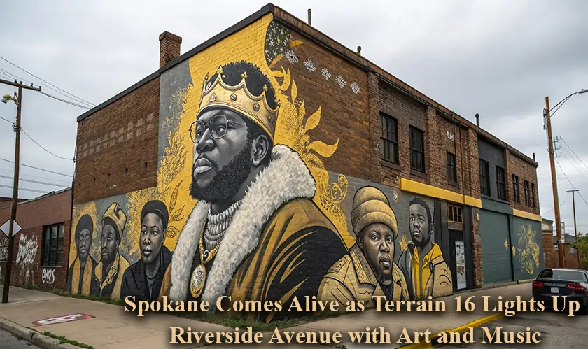 Spokane Comes Alive as Terrain 16 Lights Up Riverside Avenue with Art and Music