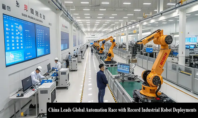 China Leads Global Automation Race with Record Industrial Robot Deployments