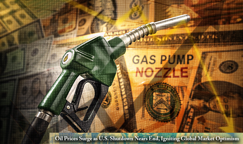 Oil Prices Surge as U.S. Shutdown Nears End, Igniting Global Market Optimism