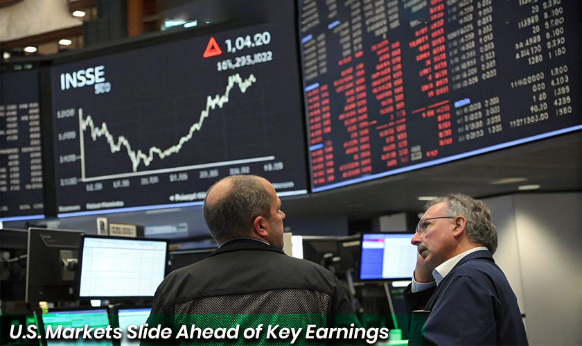 U.S. Markets Slide Ahead of Key Earnings
