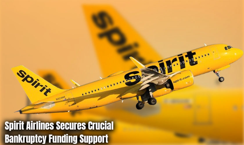 Spirit Airlines Secures Crucial Bankruptcy Funding Support