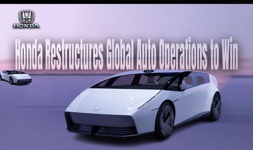 Honda Restructures Global Auto Operations to Win the Future of Electric and Intelligent Vehicles