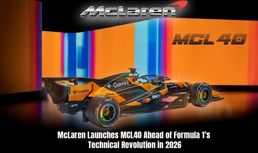McLaren Launches MCL40 Ahead of Formula 1’s Technical Revolution in 2026