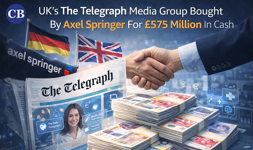 UK’s The Telegraph Media Group Bought By Axel Springer For £575 Million In Cash
