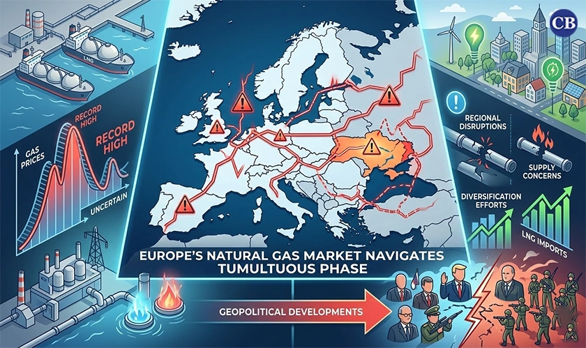 Europe’s Natural Gas Market Navigates Tumultuous Phase Due to Geopolitical Developments