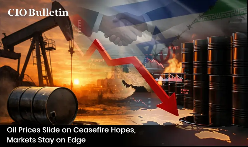 Oil Prices Slide on Ceasefire Hopes, Markets Stay on Edge
