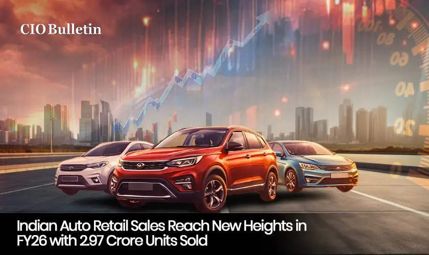 Indian Auto Retail Sales Reach New Heights in FY26 with 2.97 Crore Units Sold