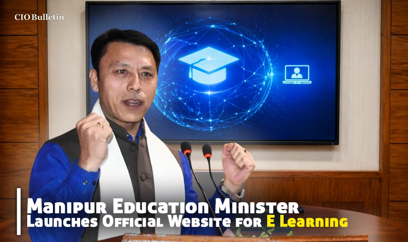 Manipur Education Minister Launches Official Website for E Learning