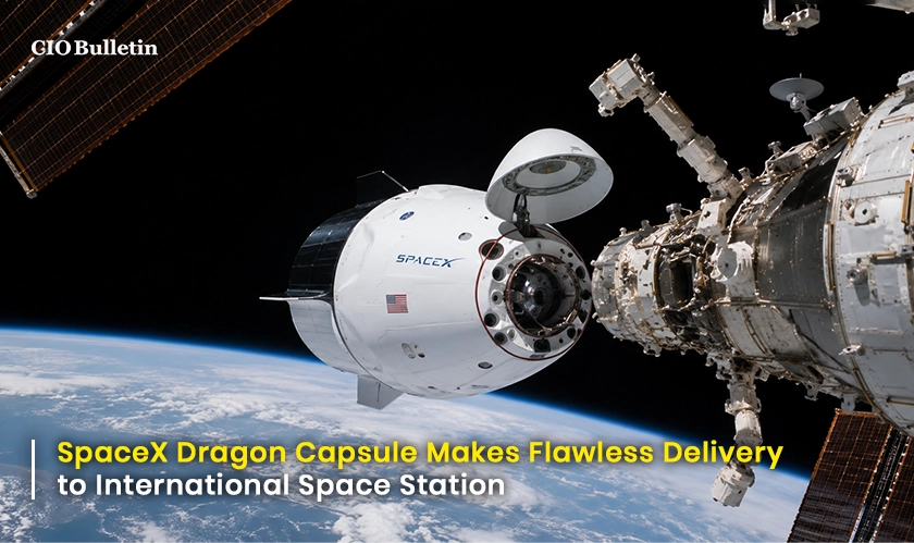 SpaceX Dragon capsule delivers cargo to ISS