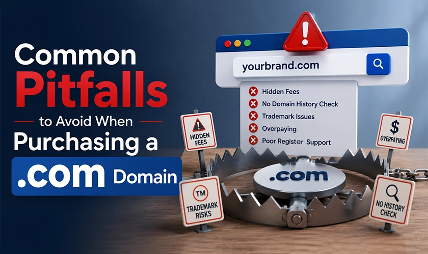 Common Mistakes to Avoid When Buying a .com Domain