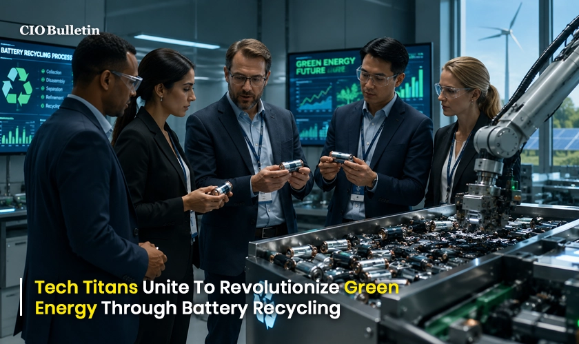 Global leaders partner for battery recycling