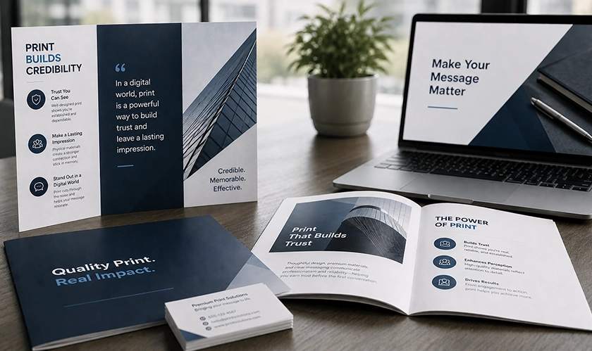 Printed Materials Build Brand Credibility in the Digital Age
