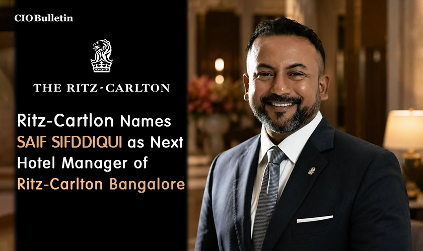  Hotel Manager of Ritz-Carlton Bangalore Named 