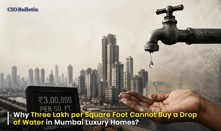Water scarcity crash Mumbai luxury homes 