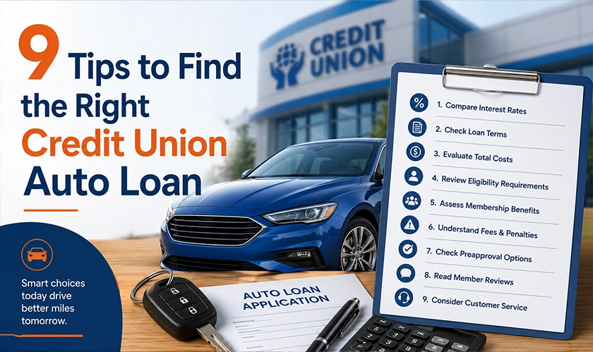 9 Tips to Find the Right Credit Union Auto Loan 