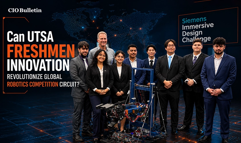 UTSA Freshmen Robotics Competition Win Tracked