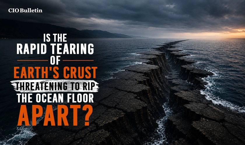 Is Earth's crust splitting faster than ever