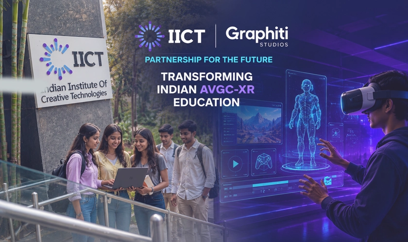  iict-graphiti studios partnership strengthens avgc xr education 