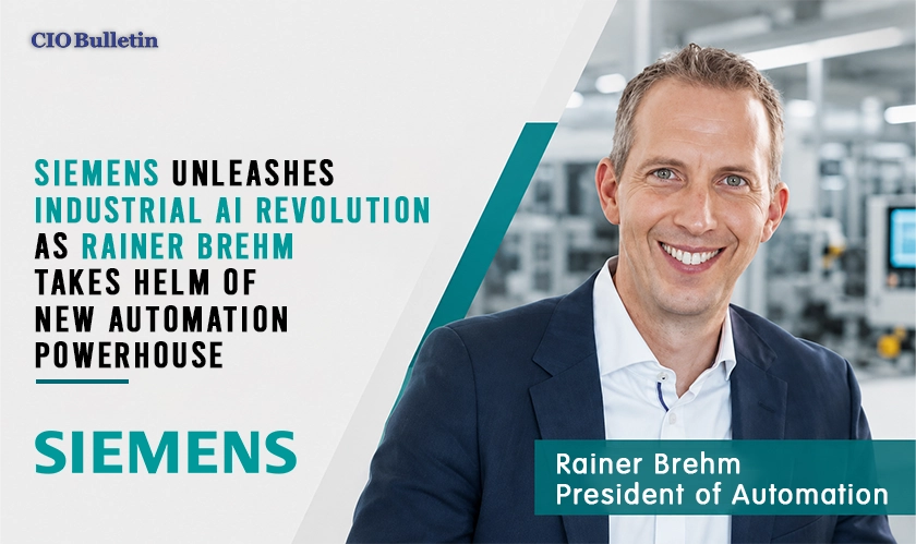 Siemens Appoints Rainer Brehm Industrial AI 