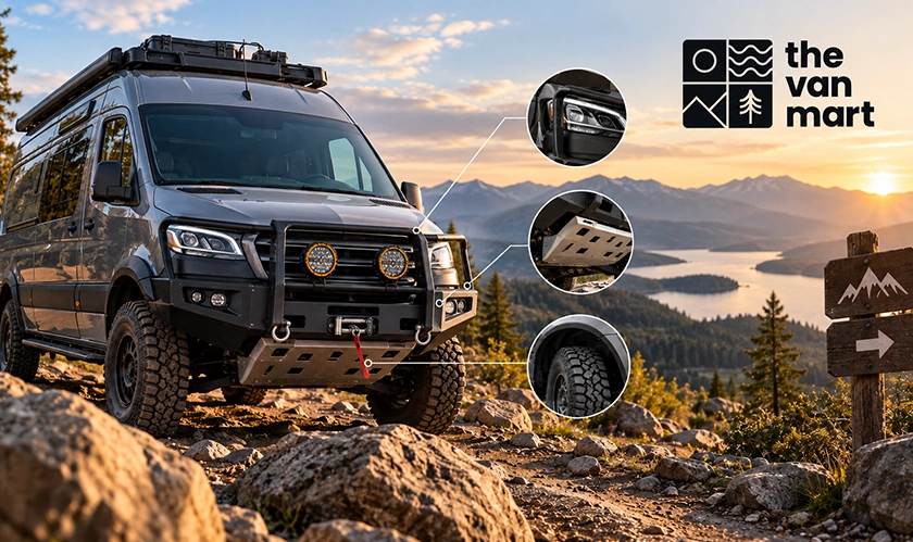 How Much Front-End Protection Does a Serious Adventure Van Need?