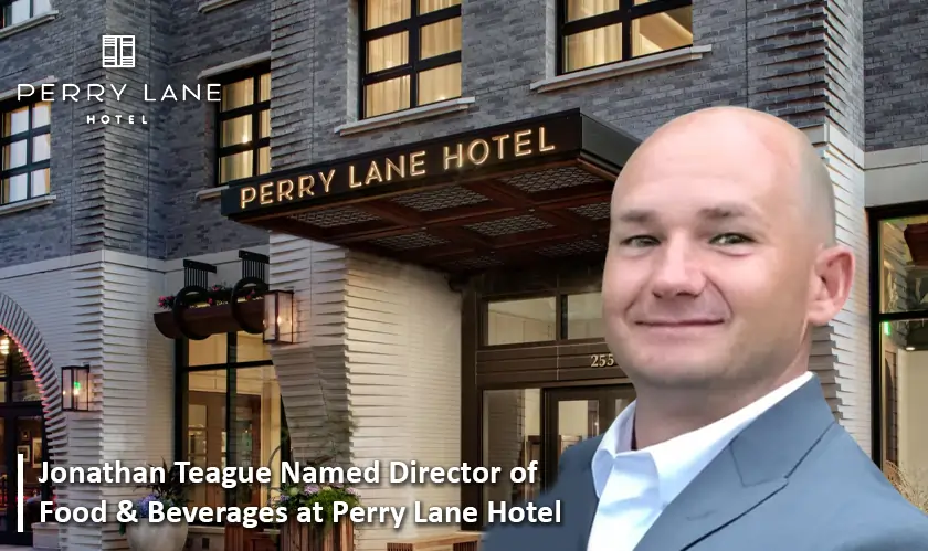 Jonathan Teague Named Director of Food & Beverages at Perry Lane Hotel