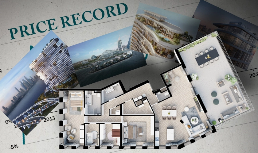 Penthouse in Dubai sets price record
