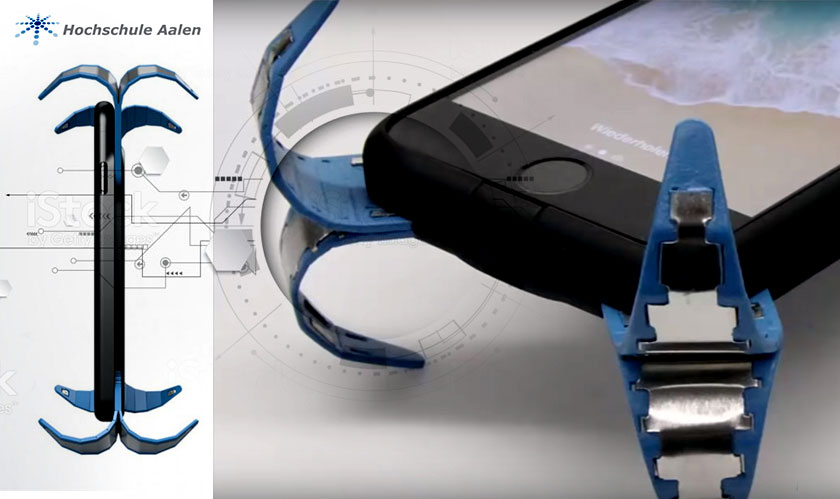 AD Case: A Mobile Cover with Air Bags Prevents Phone Damage