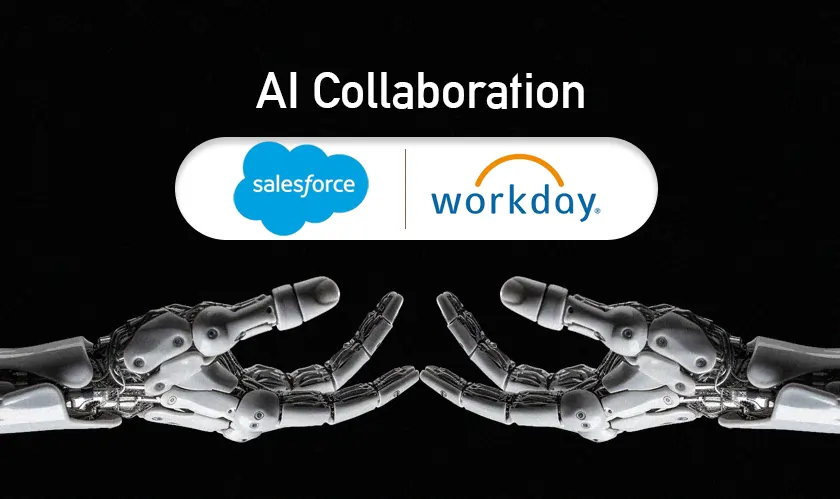 Salesforce, unified data, AI, CRM HR integration, Workday cooperation, enterprise software transformation