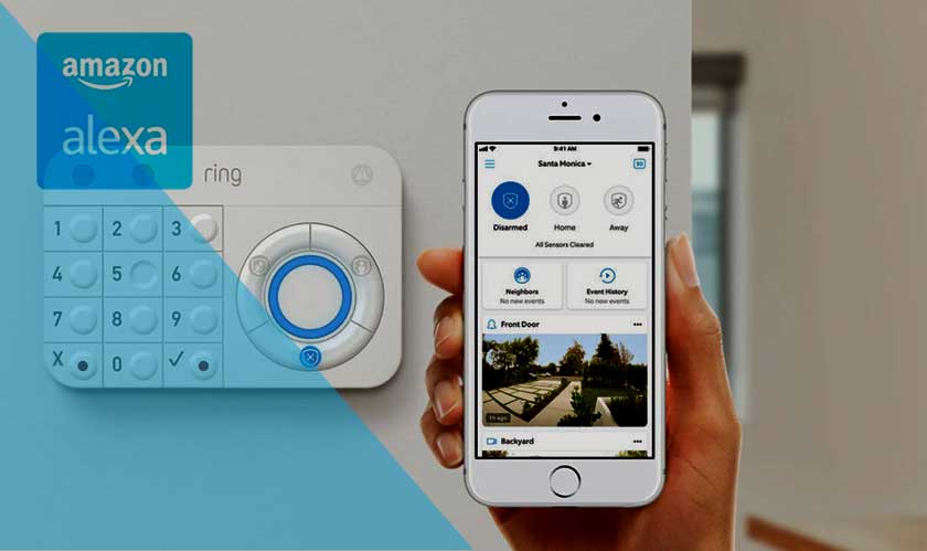 Switch on your Ring alarm with Alexa