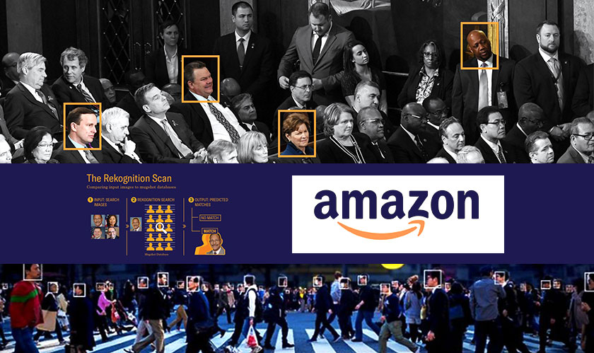 Amazon facial surveillance technology faces backlash after failing ACLU test