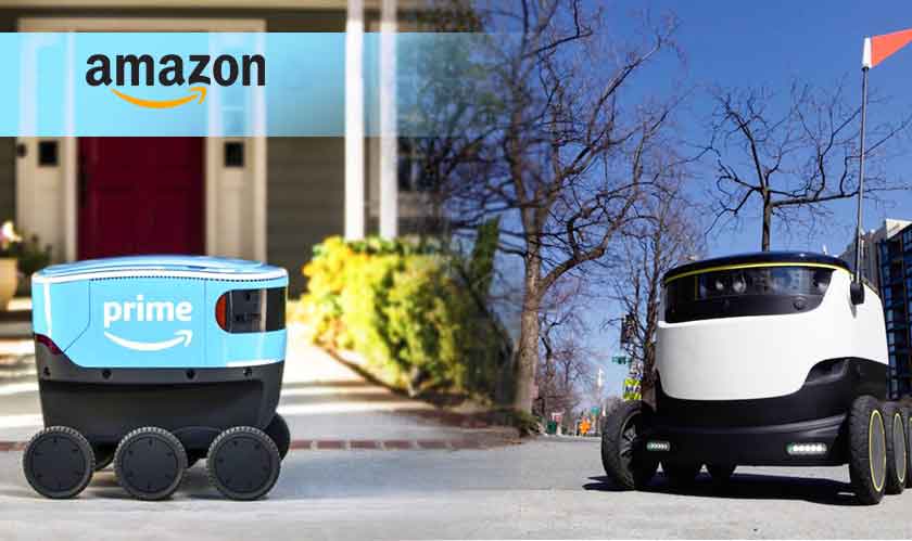 Amazon starts testing its delivery robot