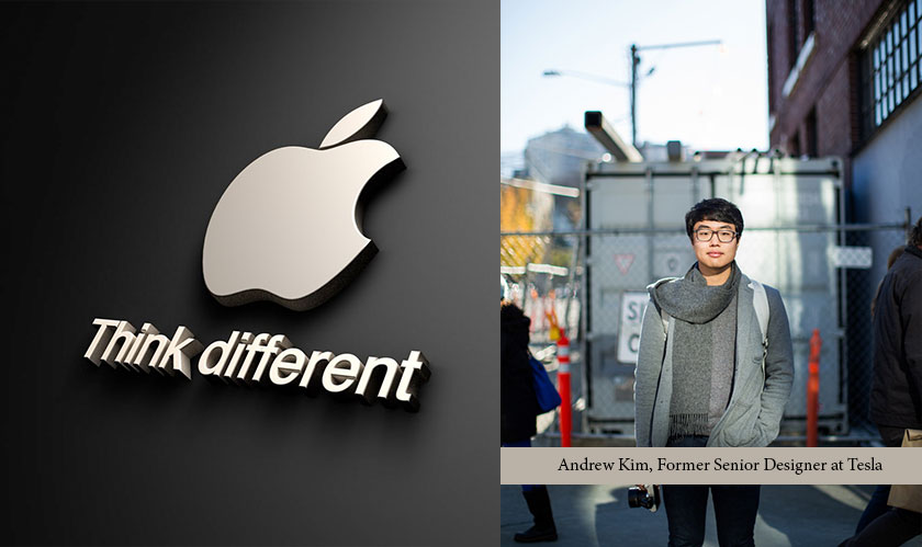 Apple continues hiring streak â€“ hires ex-Tesla designer Andrew Kim