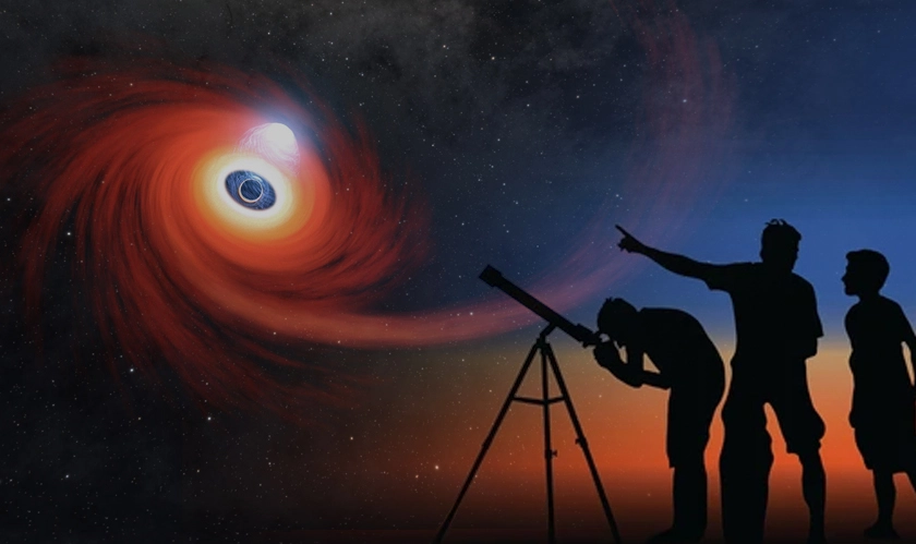 Astronomers are surprised as a hungry black hole ‘switches on’