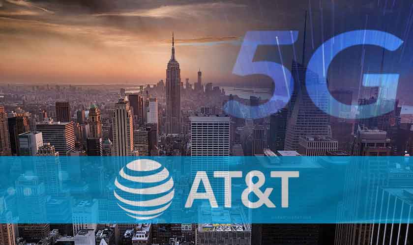 AT&T is lighting up New York with its 5G today