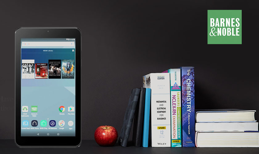 The Nook 10.1 tablet from Barnes & Noble has a striking display
