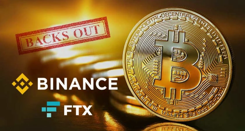 Binance backs out of the deal