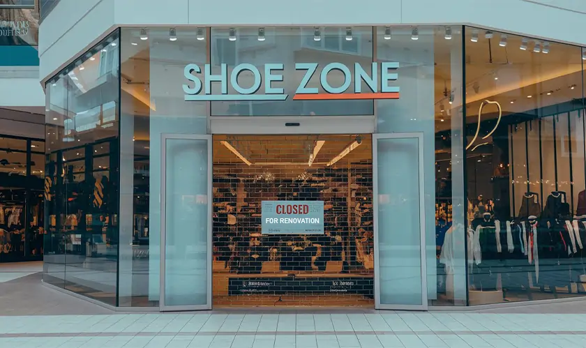Budget, Shoe Zone, Banking & Finance, Closure