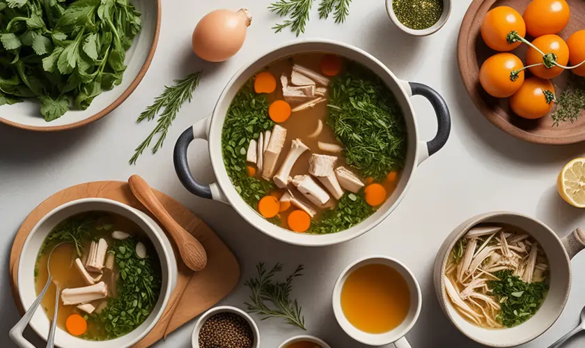 A Complete Guide to Chicken Bone Broth: Benefits, Recipes and Uses.