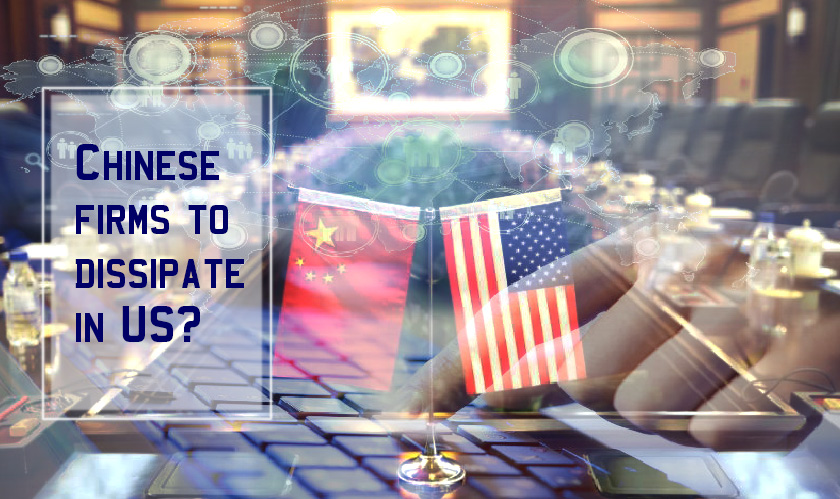 Chinese firms to dissipate in US?