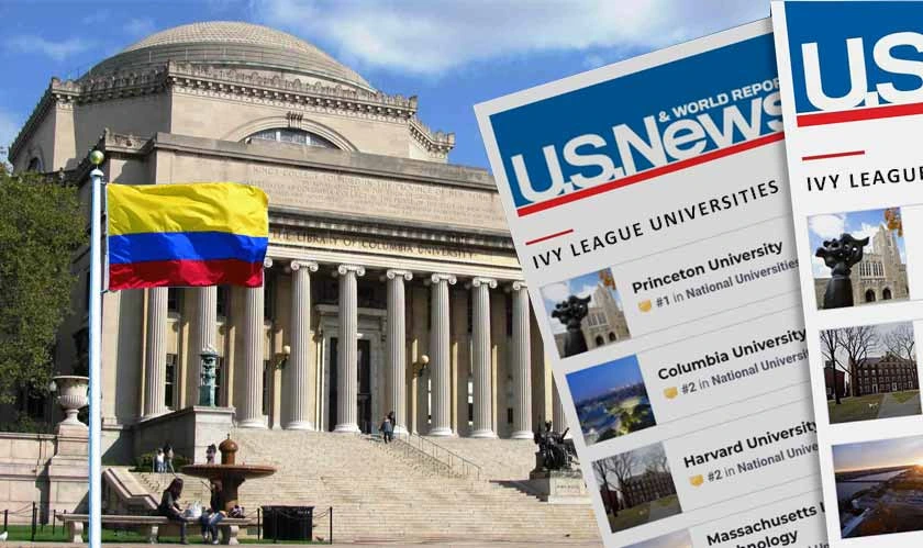 Columbia University is the first Ivy League to drop out of US News & World