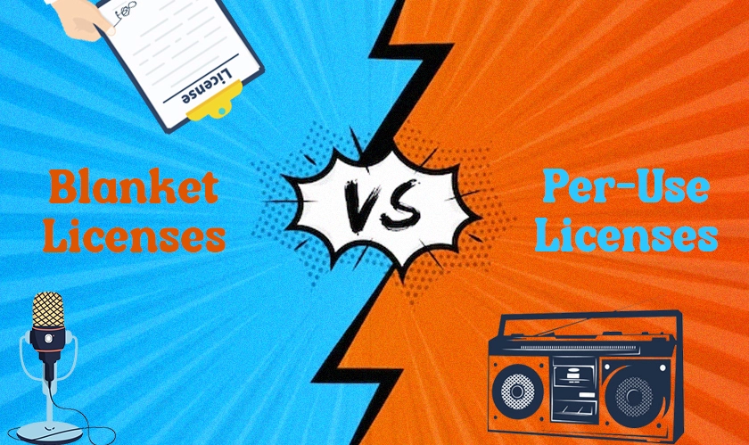 Comparing Blanket Licenses Per-Use Licenses