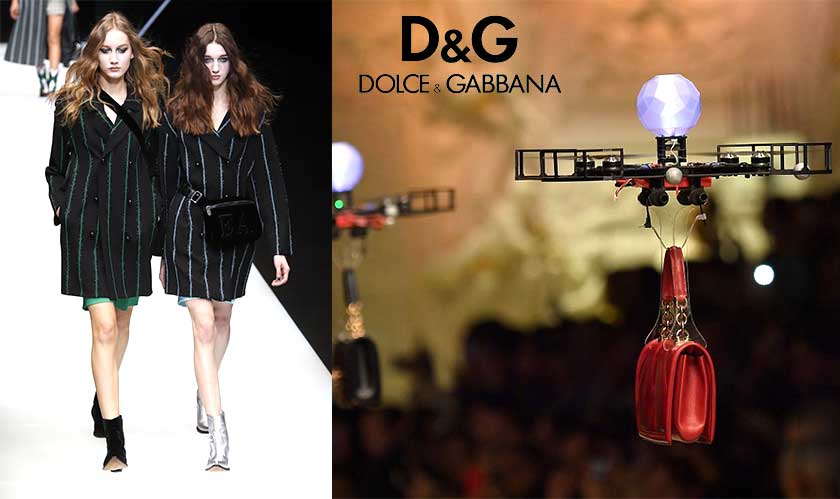 Dolce & Gabbana rolls out Drones on the Runway
