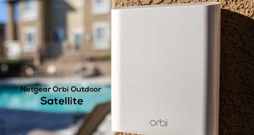 Extensive Wi-Fi coverage from Netgear Orbi Outdoor Satellite