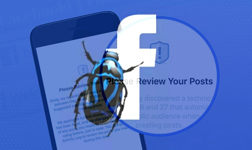Facebook's fragility:  A Bug Exposed, Affecting Millions of Users