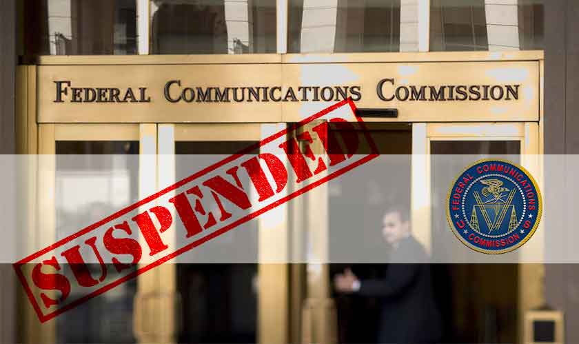 Continued Governmental shutdown may suspend FCC operations